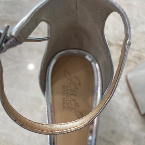 Jewel Badgley Mischa Fidelity Ankle Strap Evening Sandals, Size 8.5 - Picture 3 of 8